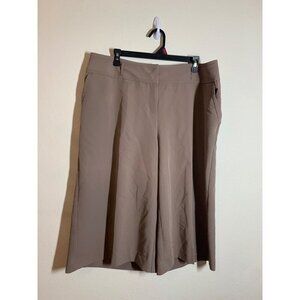East 5th Capris Pants Business Casual Beige Shorts Office Summer Plus Size 18W